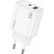 HEPU HP-C30 35W GaN Hızlı Şarj Adaptörü – Type-C Kablo Dahildir