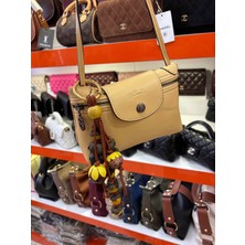 Pazarvia Shop Deri Kapaklı Mini Çanta
