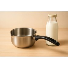 Empressco 16 cm Koçarola Çelik Sütlük Süt Potu Vefa Yumurta Kaynatma Haşlama Cezvesi No:2