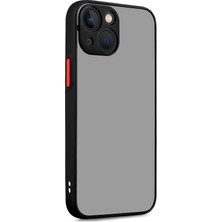 Lyon Tech Apple iPhone 13 Uyumlu Zore Hux Mat Yüzeyli Kamera Korumalı Kaymaz Tpu Silikon Kılıf