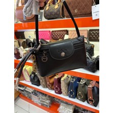 Pazarvia Shop Deri Kapaklı Mini Çanta