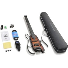 Schecter Donner Hush-X Headless Traveller Elektro Gitar Seti (Sunburst)