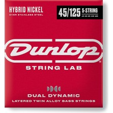 Jim Dunlop DBHYN45125 Hybrid Nickel Bas Gitar Teli (45-125)
