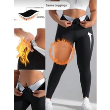 Fit Women Toparlayıcı Yüksek Bel 3 Kademeli Agraflı Termal Tayt
