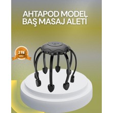 Alkasaz Elektrikli Kafa Masaj Aleti Çok Noktalı 360 Derece Kapsama