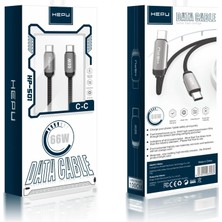 HEPU HP-501 Type-C to Type-C Kablo – 66W Turbo Hızlı Şarj 1 Metre