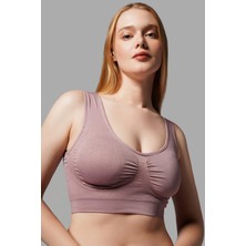 Fit Women Balensiz Dikişsiz Toparlayıcı Pedli Sütyen 5040