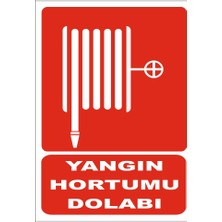Reysa Tasarım Yangın Hortum Dolabı Sticker 20X28 cm