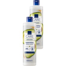 Avon Care Kuru Ciltler Için Avokado Özlü Vücut Losyonu 400 Ml. Ikili Set