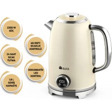 Aura Retro Krem Kettle AU11003K