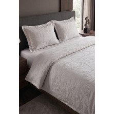 Calantha Home Collection Mirabella 3 Parça Çift Kişilik Pike Takımı - Taş