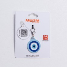 Pawstar Charm Desenli Qr Tag Evcil Hayvan Künyesi Isimlik Pet Tag Köpek Künyesi Kedi Künyesi Qr Kodlu Künye