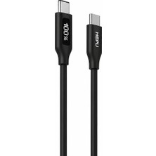 HEPU HP-120 Type-C to Type-C Kablo – 100W Süper Hızlı Şarj + LED Göstergeli (1.2 Metre)