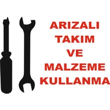 Reysa Tasarım Arızalı Takım ve Alet Kullanma Sticker 20X28 cm