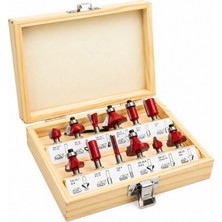 Rox Wood 12 Prc Ahsap Freze Uc Setı 6 mm Sap