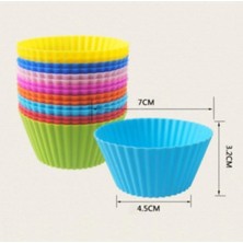Empressco Silikon Cupcake Mini Kek Kalıbı 12 Adet