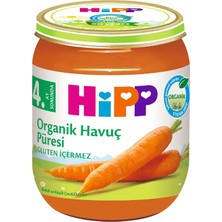 Hipp Organik Havuç Püresi 125 gr *6'lı