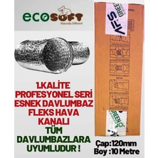 Kl Home Profesyonel Seri 10 Metre  Afs Aspiratör & Davlumbaz Baca Borusu