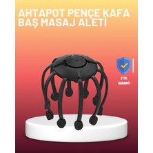 Alkasaz USB Şarjlı Kafa Masaj Aleti 3 Modlu 8 Başlıklı Stres Giderici