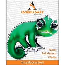 Asaf Accessory Pascal Bukalemun Charm Gümüş