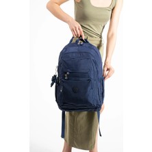 571 Collections Çanta Ultra Hafif Çok Cepli Su Geçirmez Sırt Çantası Unisex Lacivert (Model: 571-2F)