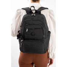 571 Collections Çanta Ultra Hafif Çok Cepli Orta Boy Sırt çantası Siyah Model: (571-3S)