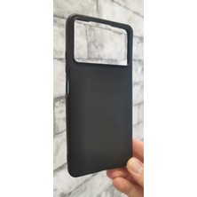 Vendas Ucuzluk Çadırı Poco X4 Pro Uyumlu Silikon Kılıf - Koyu Siyah
