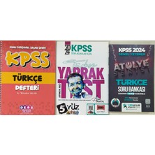 Eser Murat Yayınları Kpss Türkçe Defteri (Dk)+Yaprak  Test+Sorubankası