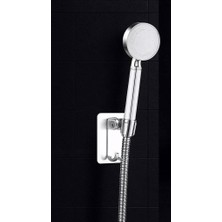 FAWER Faucet & Shower 5 Fonksiyonlu Krom Yapışkan Mafsallı Duş Seti Duş Başlığı