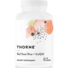 Thorne (Ösg Özel Sporcu Gıdaları) Red Yeast Rice + COQ10, 120 Capsules.orj Usa.