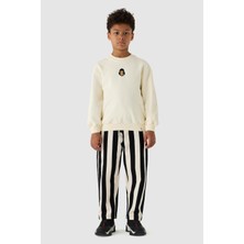 NBT Jeans Erkek Çocuk Ekru Sweatshirt