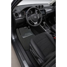 Suzuki Siyah 8d Deri Tam Kaplama Havuzlu Oto Paspas + Siyah Eva Çift Koruma Seti