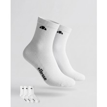 Ellesse 6SM9019-OF 3'lü Kısa Konç Spor Çorap Erkek - Beyaz