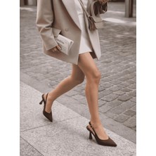 Bambi Kahve  Kadın Klasik Topuklu Ayakkabı K01231437771