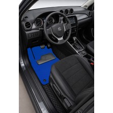 Suzuki Siyah 8d Deri Tam Kaplama Havuzlu Oto Paspas + Mavi Eva Çift Koruma Seti