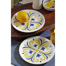 Kütahya Porselen Bone Strada 2 Parça 19 cm Servis Tabağı
