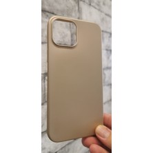 Vendas Ucuzluk Çadırı iPhone 12 Pro Max Uyumlu Soft Silikon Kılıf - Gold