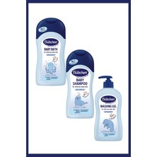 Bübchen Banyo Seti  (Bebek Şampuanı + Baby Bath + Cleansing Jel)