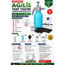 Astranova Agilis Sc + 2 Lt Jetta Basınçlı Pompa + Koruyucu Ekipman Tam Takım Seti Profesyonel Haşere Mücadele Seti