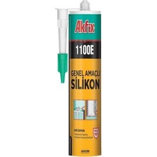 Mikro Akfix 1100E Şeffaf Genel Amaçlı Silikon 280 ml