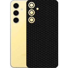 Kapps Samsung Galaxy S24 Fe ile Uyumlu Bumper Serisi Premium Arka Kapak Kaplama(Kenarlar Yoktur!)