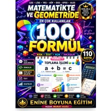 Enine Boyuna Eğitim Matematikte ve Geometride En Çok Kullanılan 100 Formül