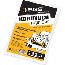 Sgs Koruyucu Hışır Örtü, 4*8=32M², Hışır Örtü Eşya Koruma Örtüsü