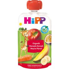 Hipp Organik Havuçlu Karışık Meyve Püresi 100 gr *8'li