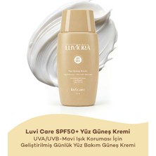 Luviora Organics Luvi Care SPF50+ Yüz Güneş ve Bakım Kremi