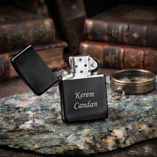 Pigado Isme Kişiye Özel Benzinli Metal Çakmak