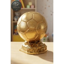 Craft 3D Atölye Ballon D'or (15 cm Boyunda)-Hediye Paketi ile Beraber Beton Biblo