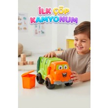 Farbu Oyuncak Ilk Çöp Kamyonum – Çocuklar Için Geliştirici ve Temizlik Oyuncakları Eğlenceli ve Oyuncak Kamyon