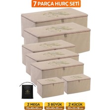 Umbellatum Hurç Organizer Seti 7 Parça | 2 Mega 3 Büyük 2 Küçük | Baza Altı & Dolap İçi Düzenleyici