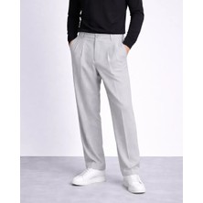 İnpool Baggy Kalıp, Yazlık-Baharlık, Esnek-Dökümlü, Pile Detaylı, Geniş Kumaş Pantolon ASP01
